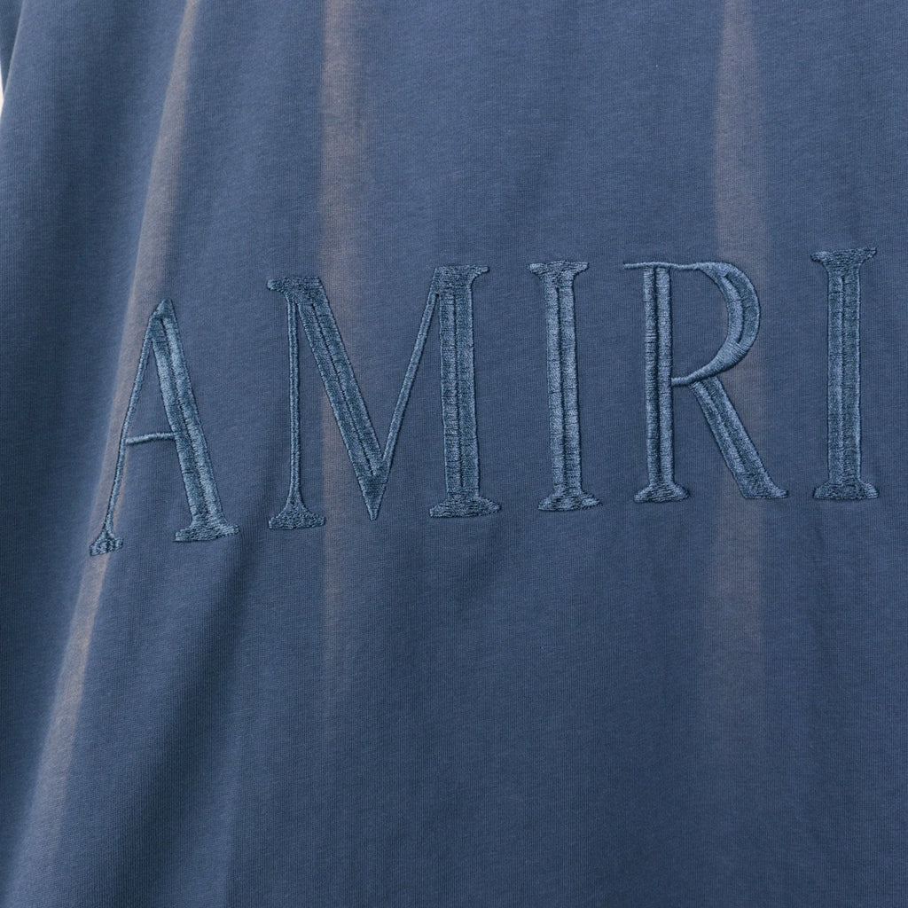 AMIRI Washed Embroidered T-Shirt & Shorts Set ¡ª detail