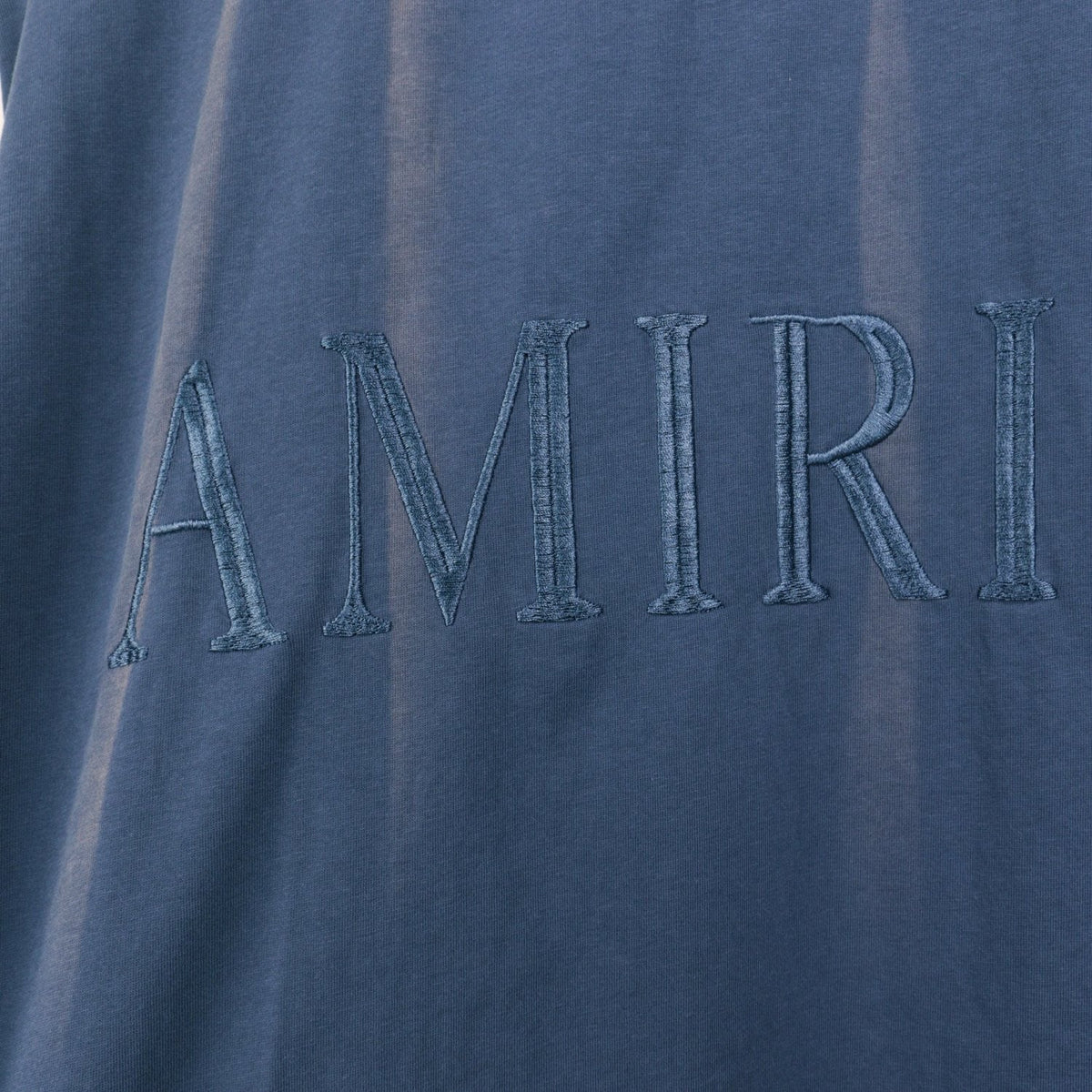 AMIRI Washed Embroidered T-Shirt & Shorts Set ¡ª detail