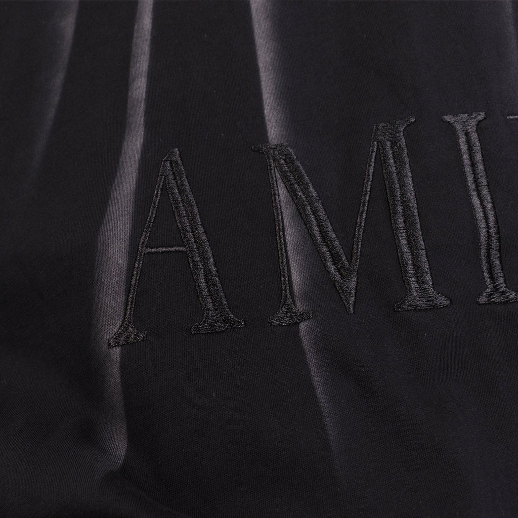 AMIRI Washed Embroidered T-Shirt & Shorts Set ¡ª detail