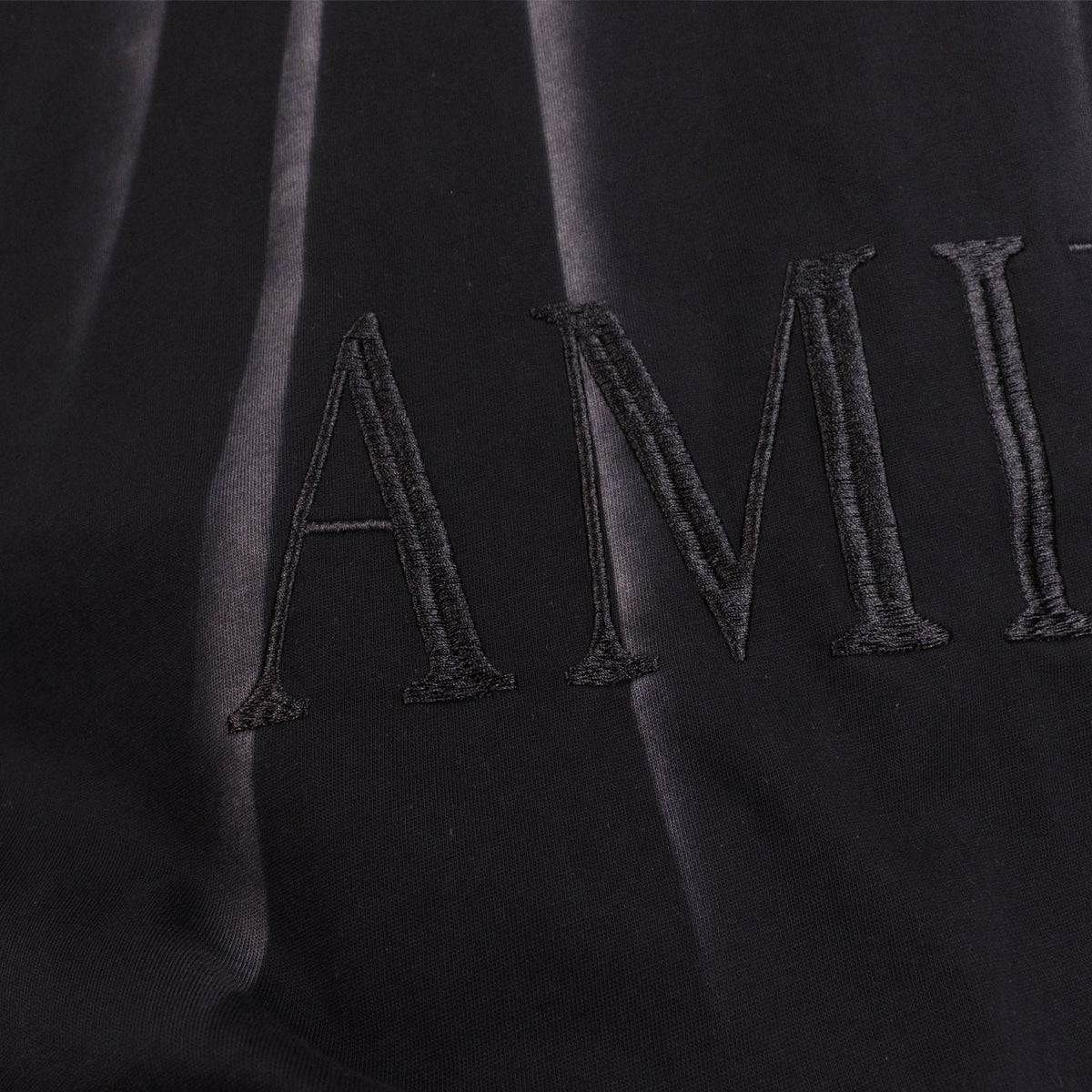 AMIRI Washed Embroidered T-Shirt & Shorts Set ¡ª detail