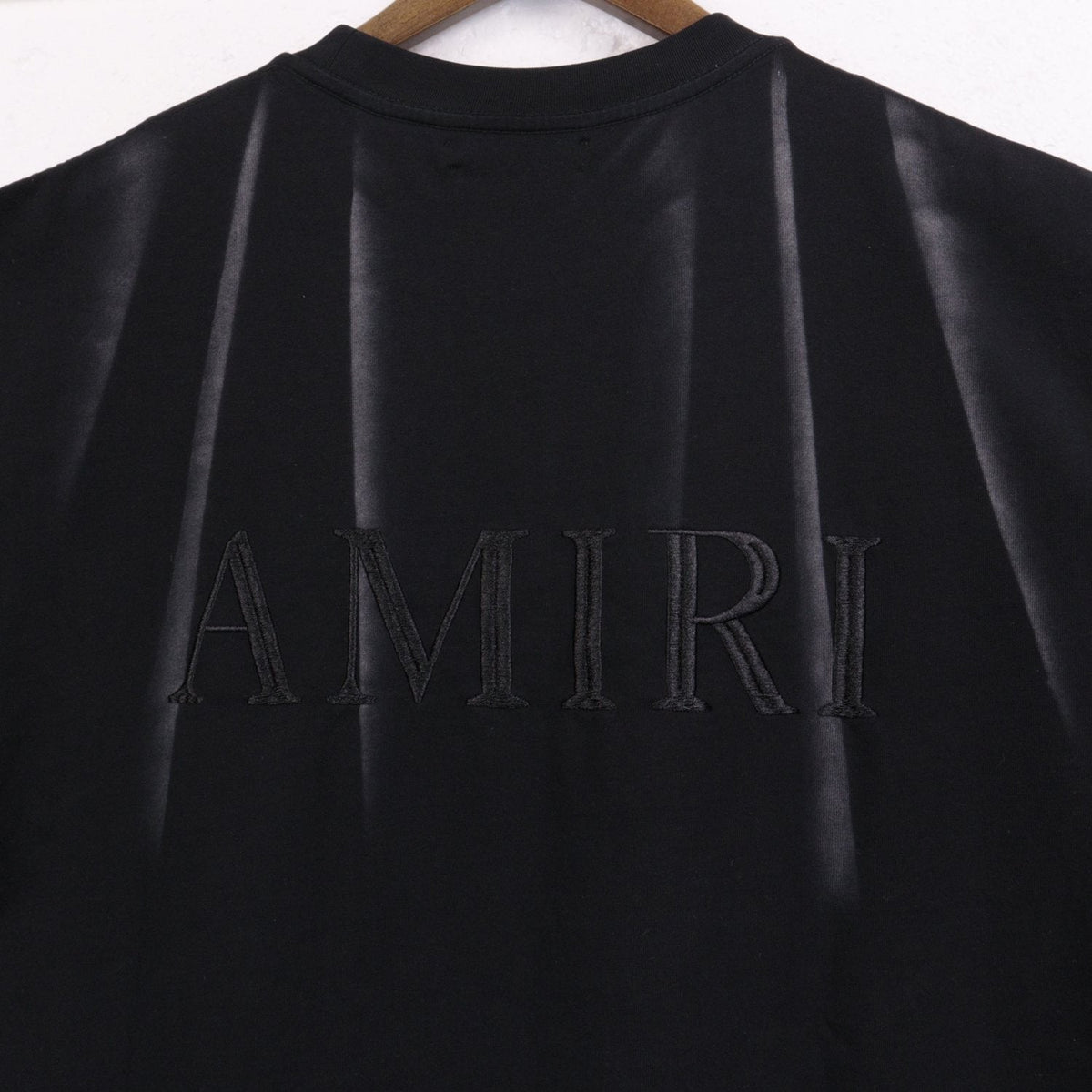 AMIRI Washed Embroidered T-Shirt & Shorts Set ¡ª detail