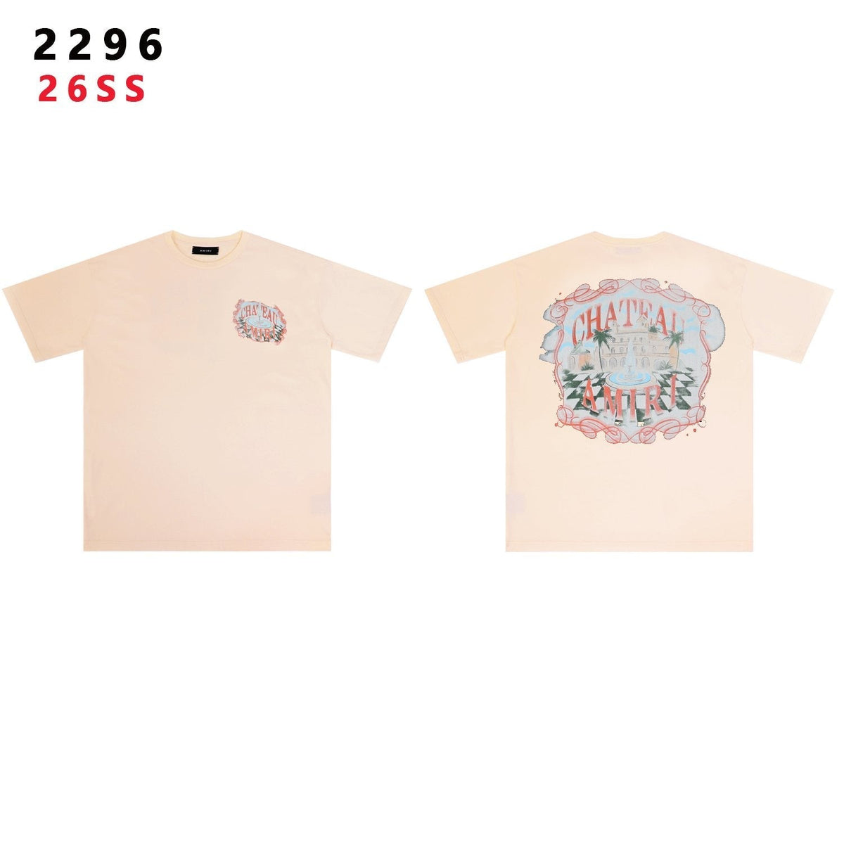 AMIRI Chateau Castle Graphic T-Shirt ¡ª comparison