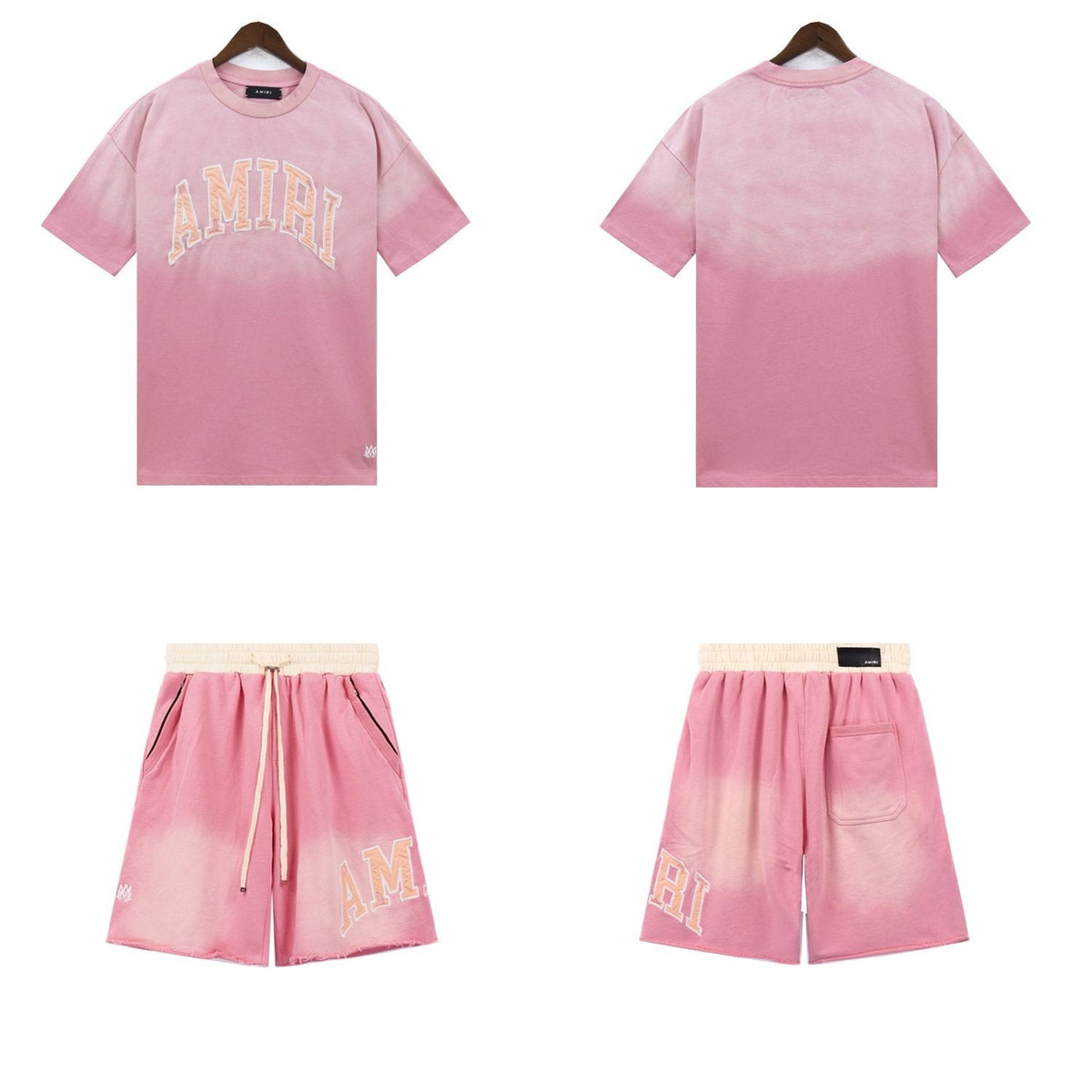 AMIRI Vintage Collegiate Short-Sleeve Set ¡ª front