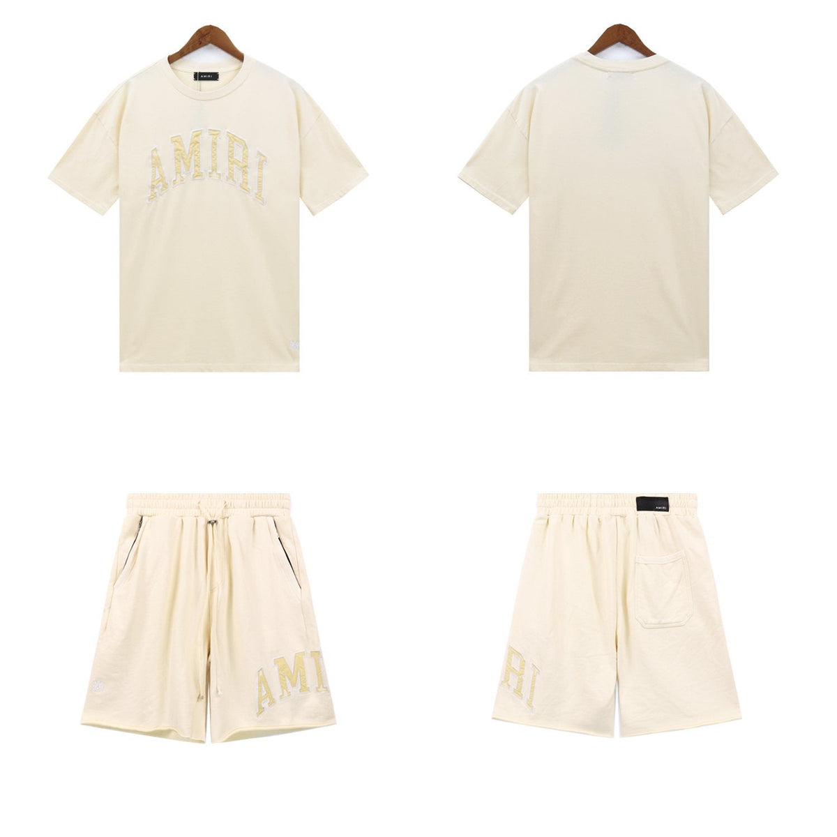 AMIRI Vintage Collegiate Short-Sleeve Set ¡ª front