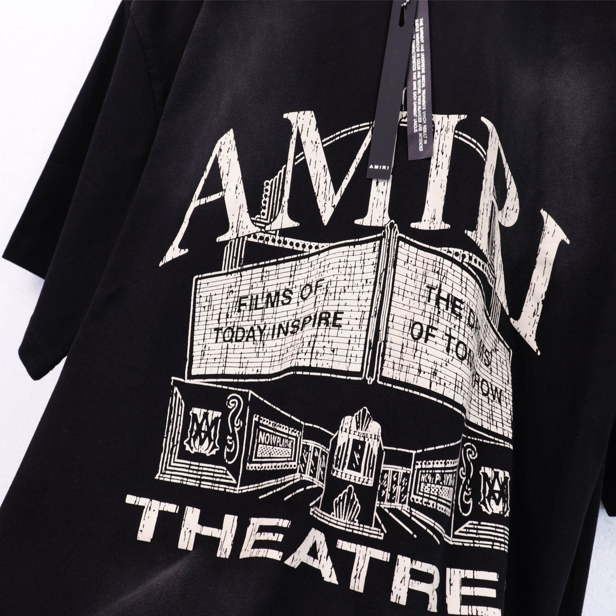 AMIRI Theatres Vintage Graphic Short-Sleeve T-Shirt ¡ª detail