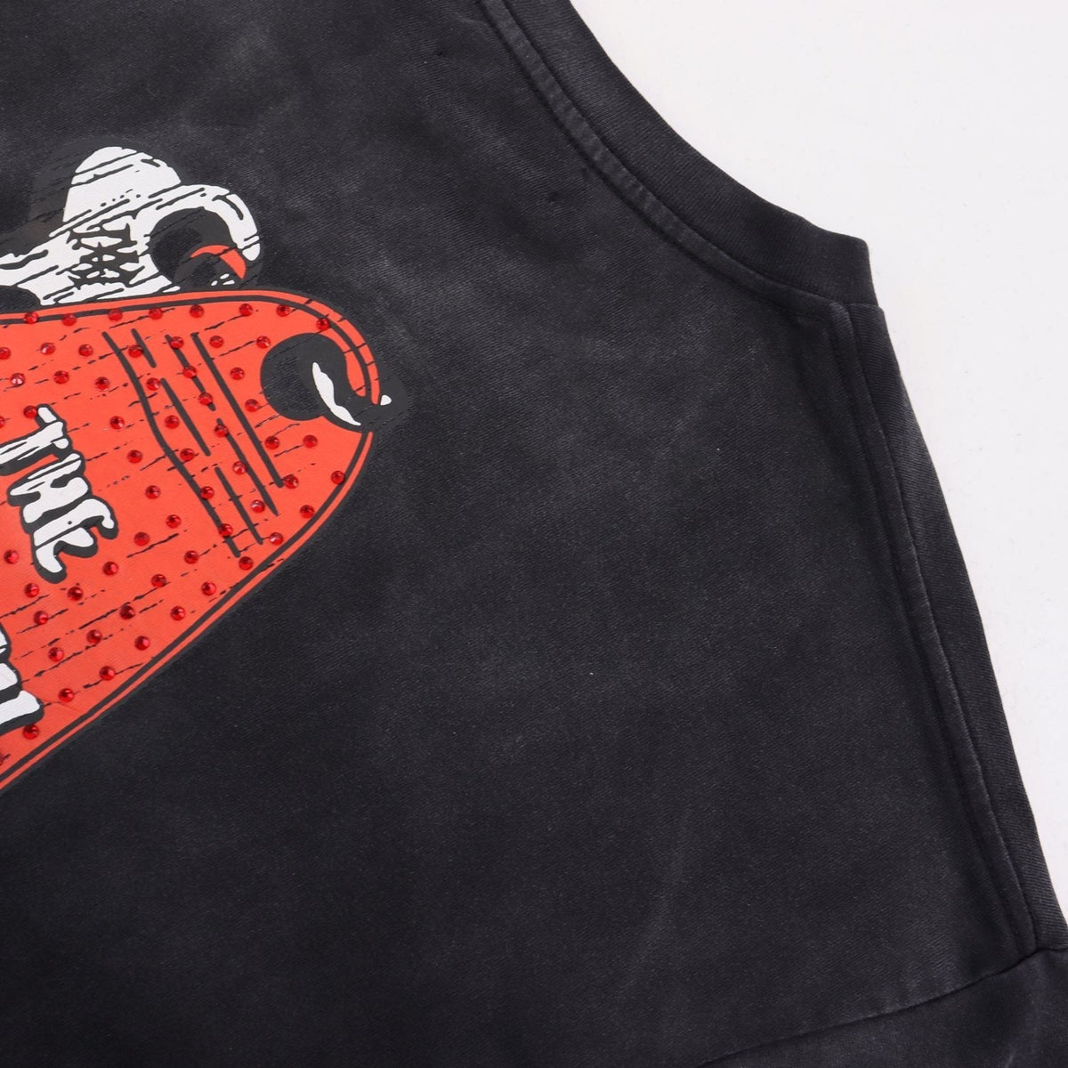 AMIRI The Chateau Rhinestone Graphic T-Shirt ¡ª detail
