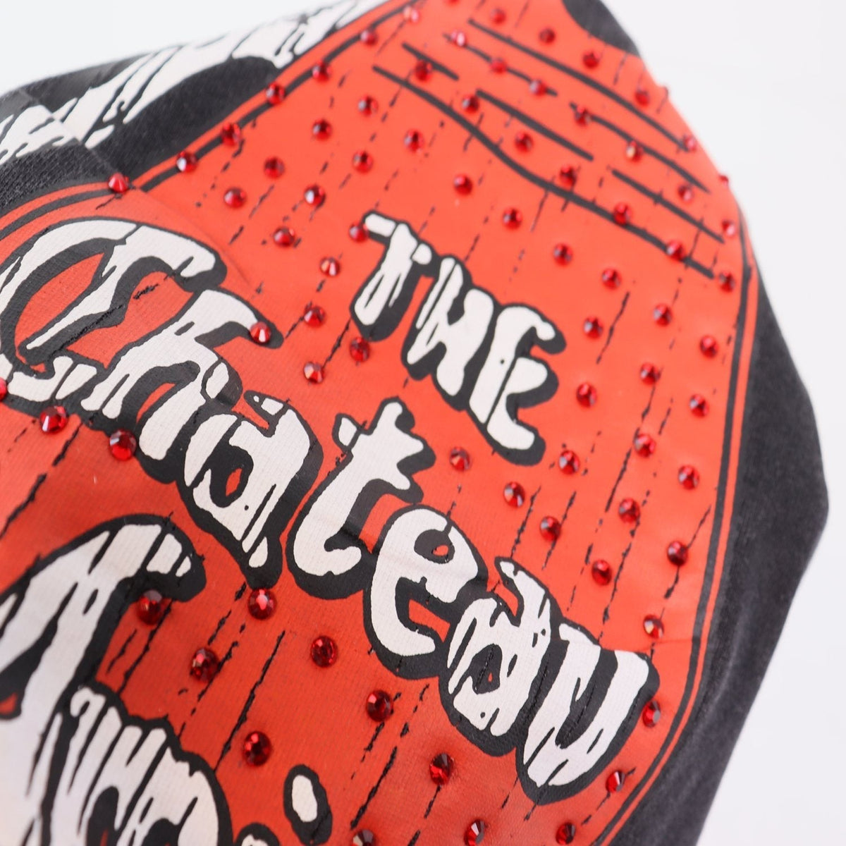 AMIRI The Chateau Rhinestone Graphic T-Shirt ¡ª detail