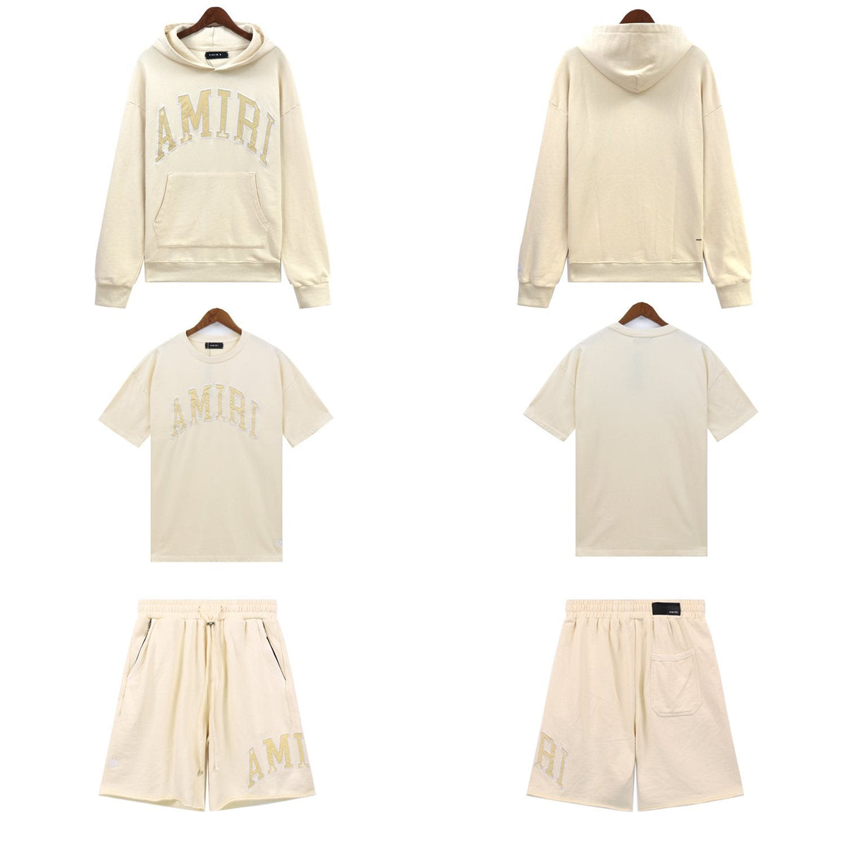 AMIRI Collegiate Wordmark Three-Piece Matching Set ¡ª front