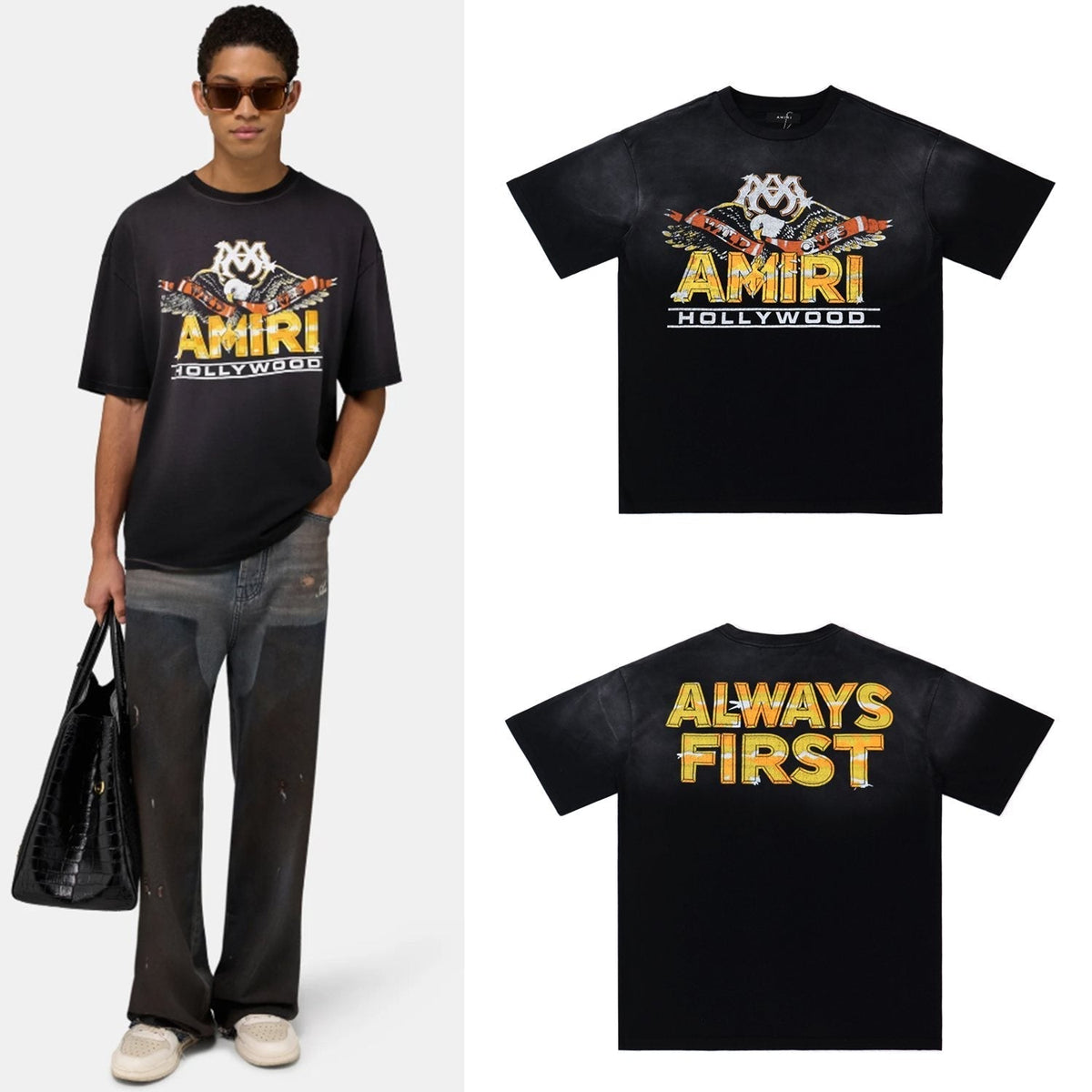 AMIRI Always First Eagle Graphic T-Shirt ¡ª context