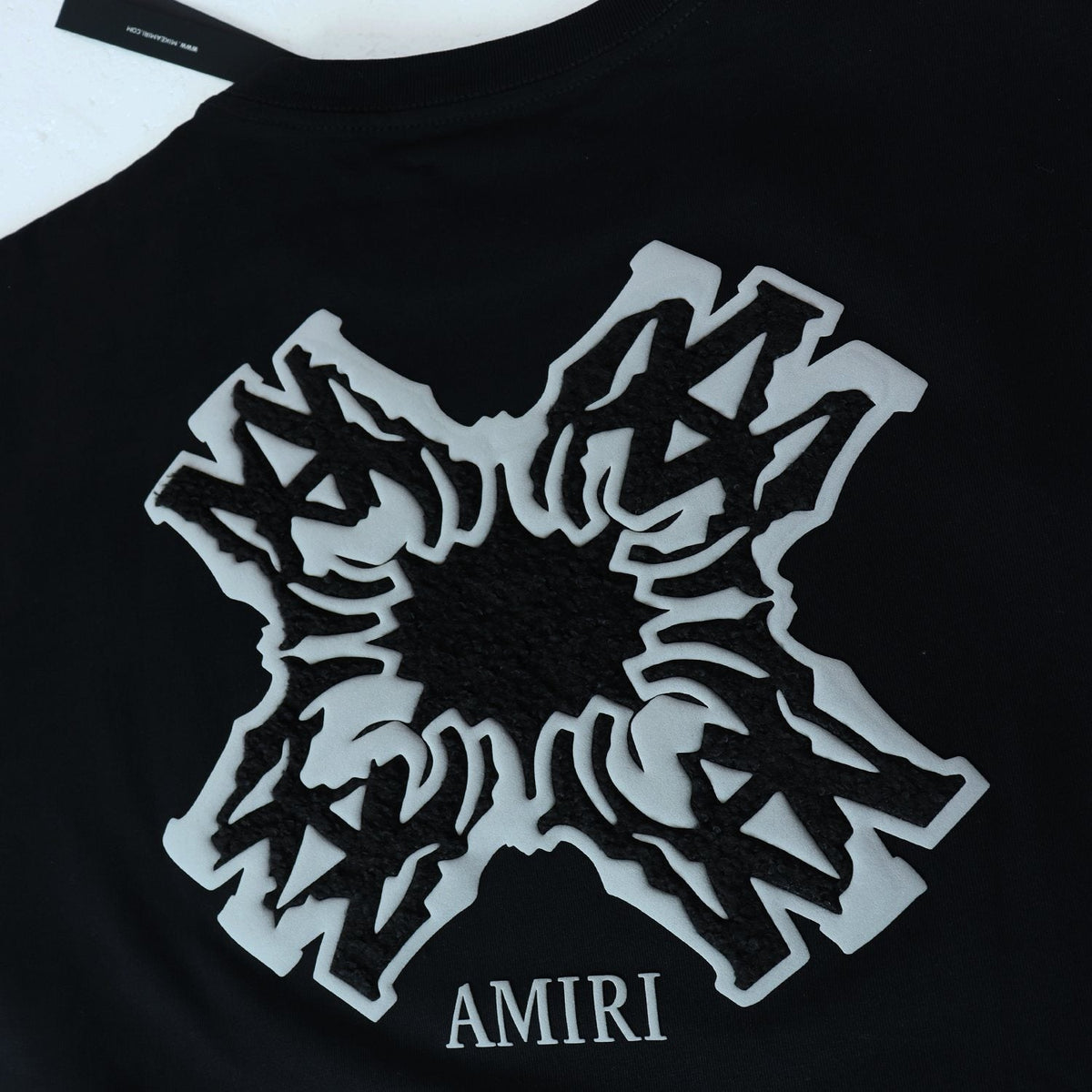 AMIRI Ice Blue Flame Graphic Short-Sleeve Set ¡ª detail