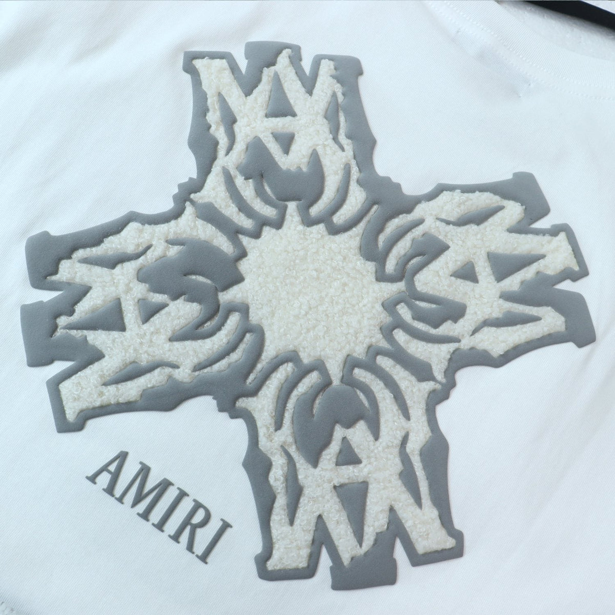 AMIRI Ice Blue Flame Graphic Short-Sleeve Set ¡ª detail