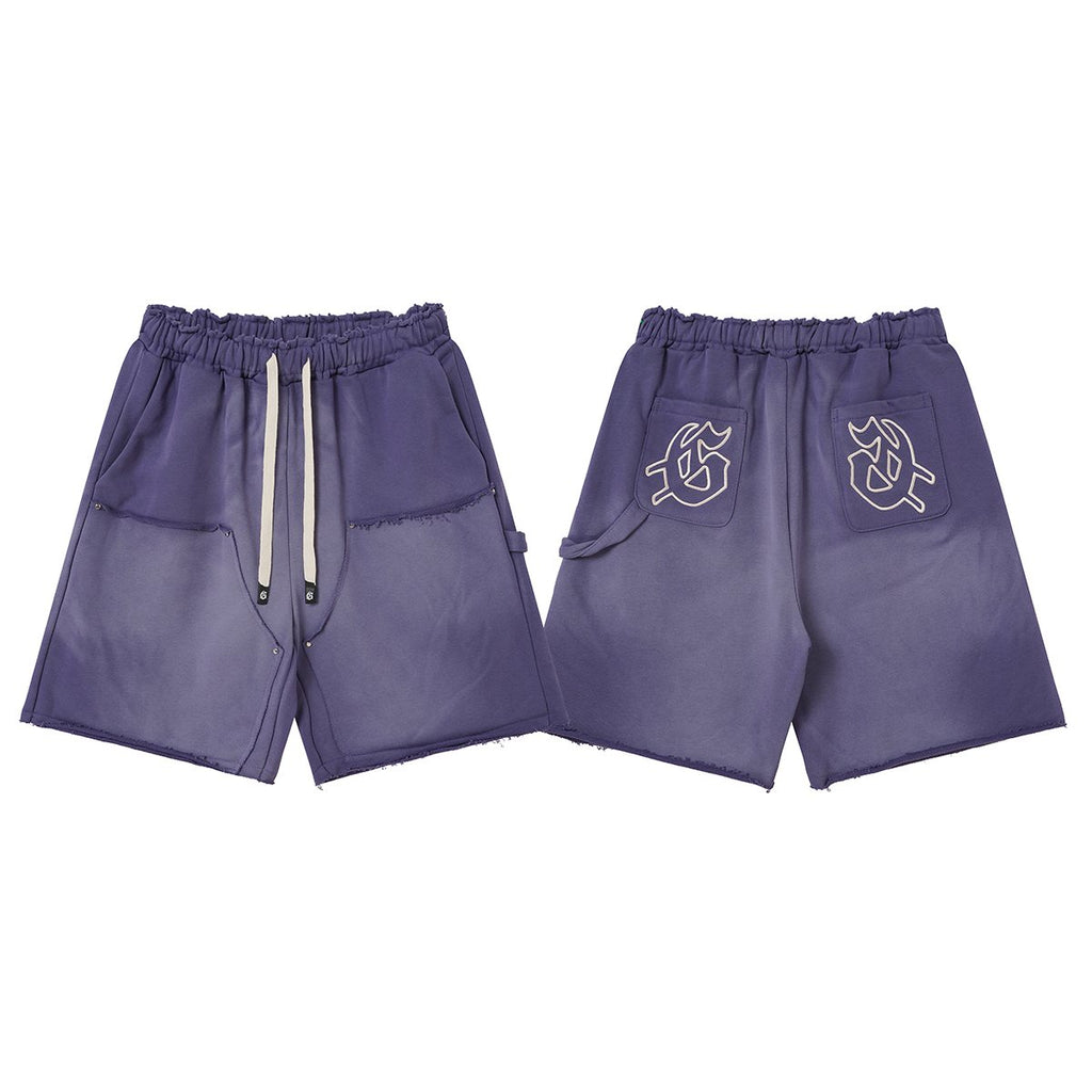 Godspeed Rear Pocket Graphic Cargo Sweat Shorts ¡ª front