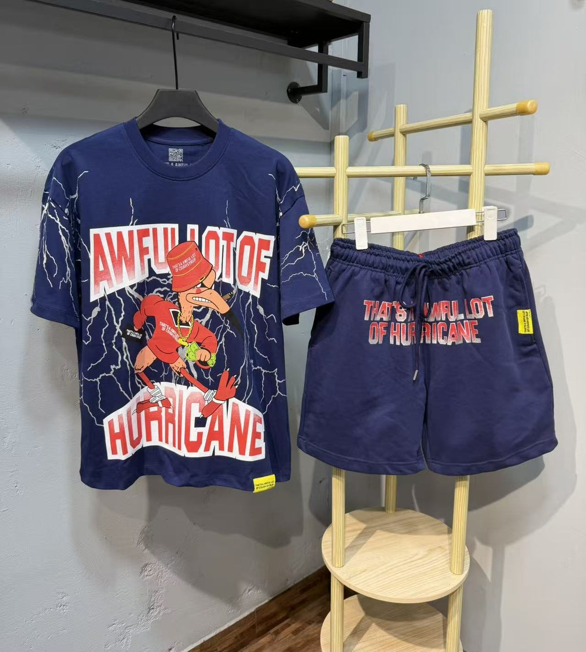 THAT'S A AWFUL LOT OF COUGH SYRUP Graphic T-Shirt & Shorts Set ¡ª context