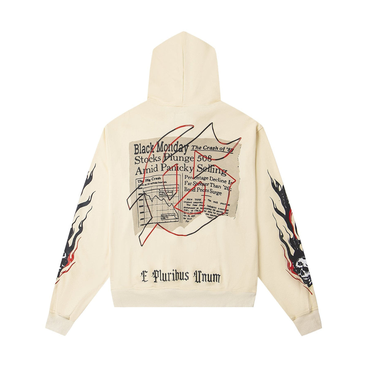 Godspeed Black Monday Skeleton Graphic Hoodie ¡ª back