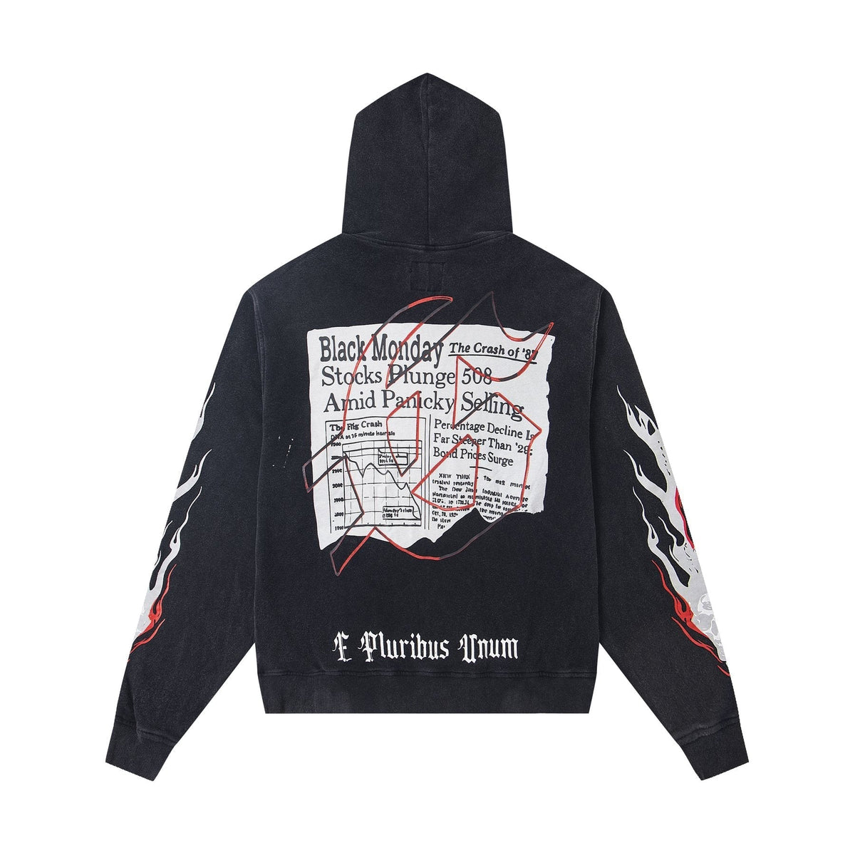 Godspeed Black Monday Skeleton Graphic Hoodie ¡ª back