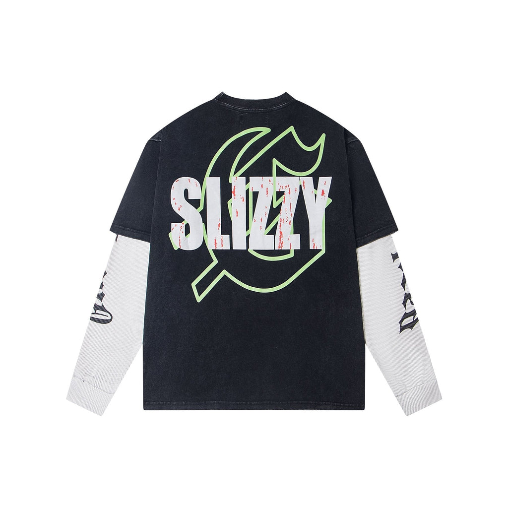 Godspeed AGYAL Slizzy Layered Long-Sleeve T-Shirt ¡ª back