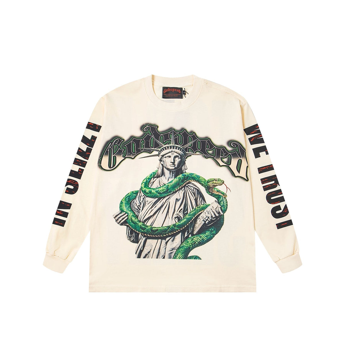 Godspeed Top 5 Slizzy Statue Snake Long-Sleeve T-Shirt ¡ª front