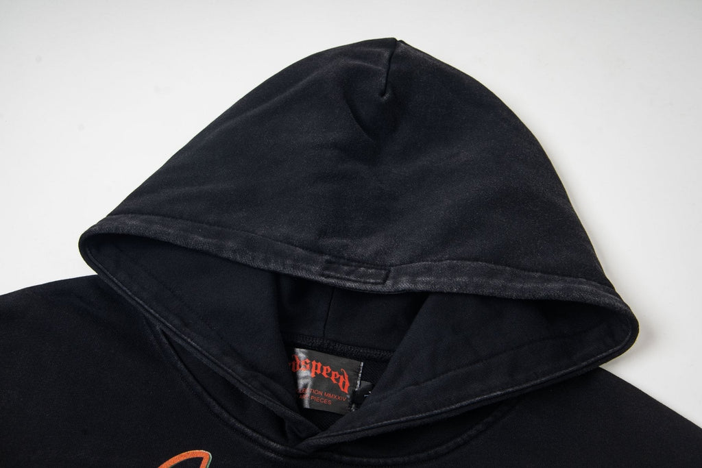 Godspeed Skeleton Hand Graphic Hoodie ¡ª detail