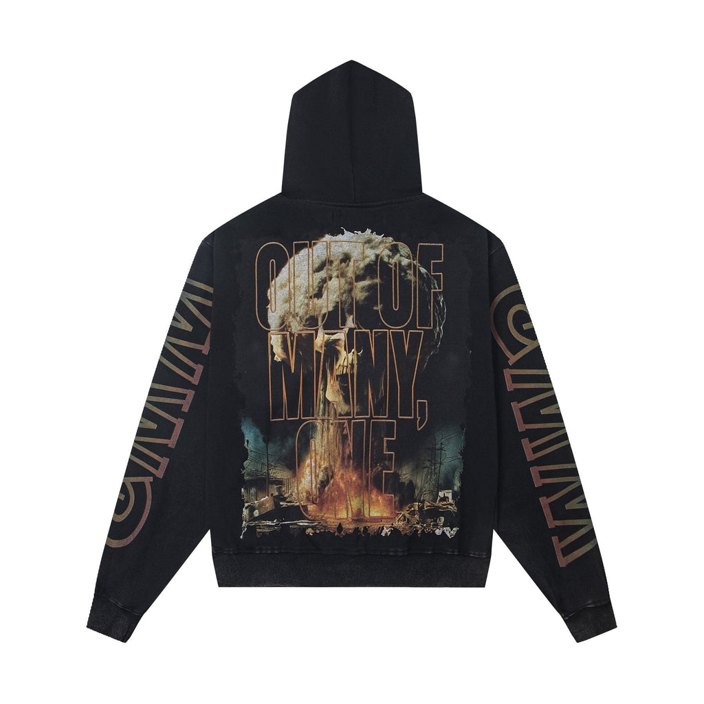 Godspeed Skeleton Hand Graphic Hoodie ¡ª back