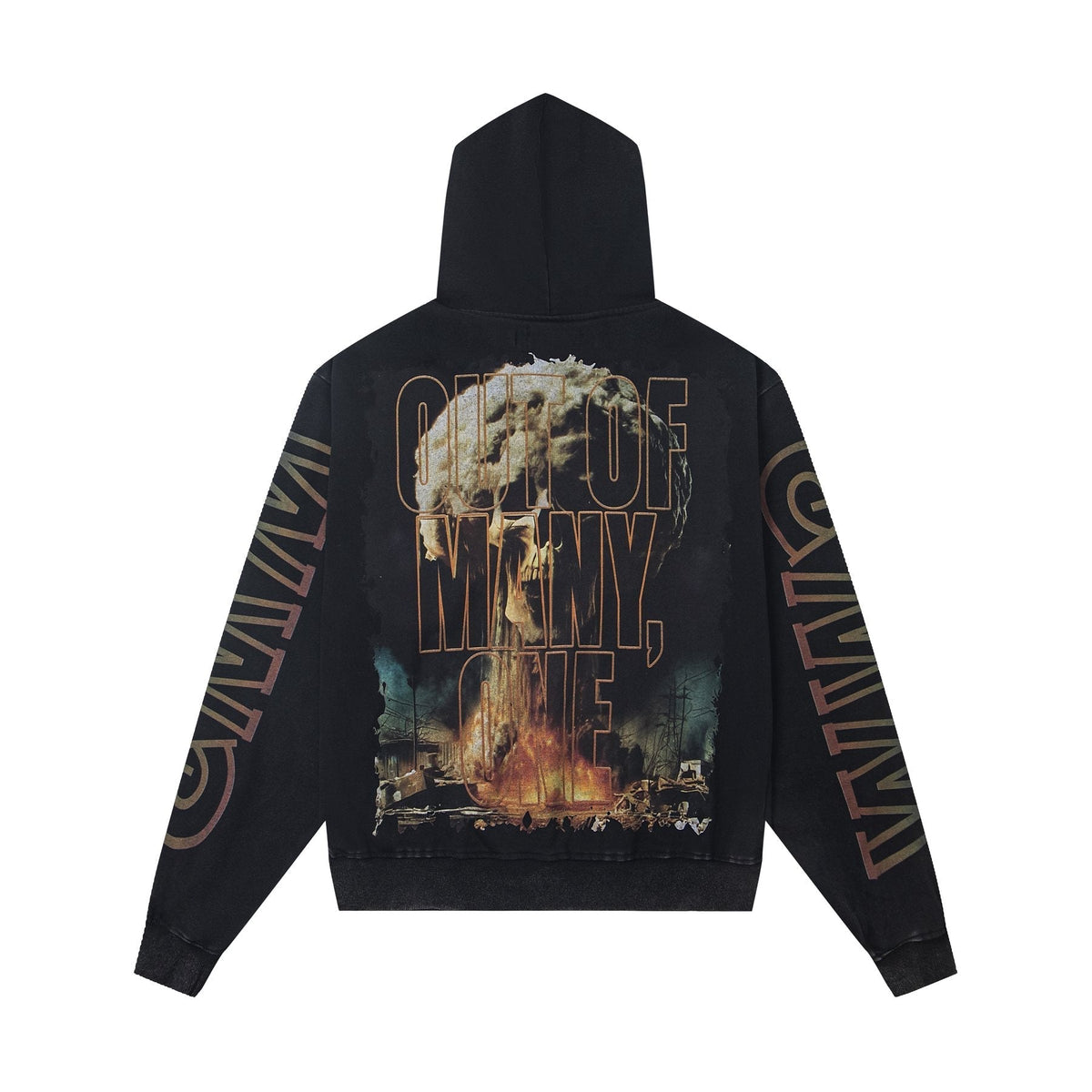 Godspeed Skeleton Hand Graphic Hoodie ¡ª back