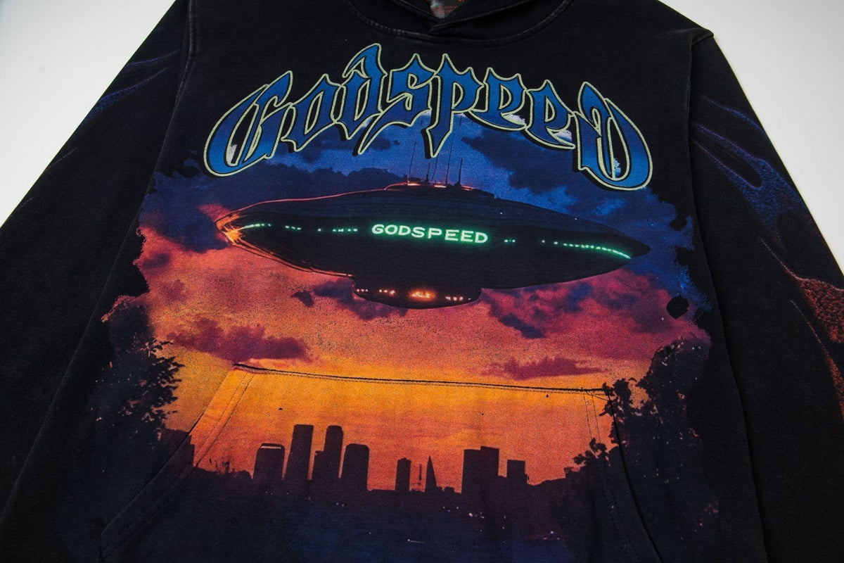 Godspeed UFO & Sun-Eye Graphic Hoodie ¡ª detail
