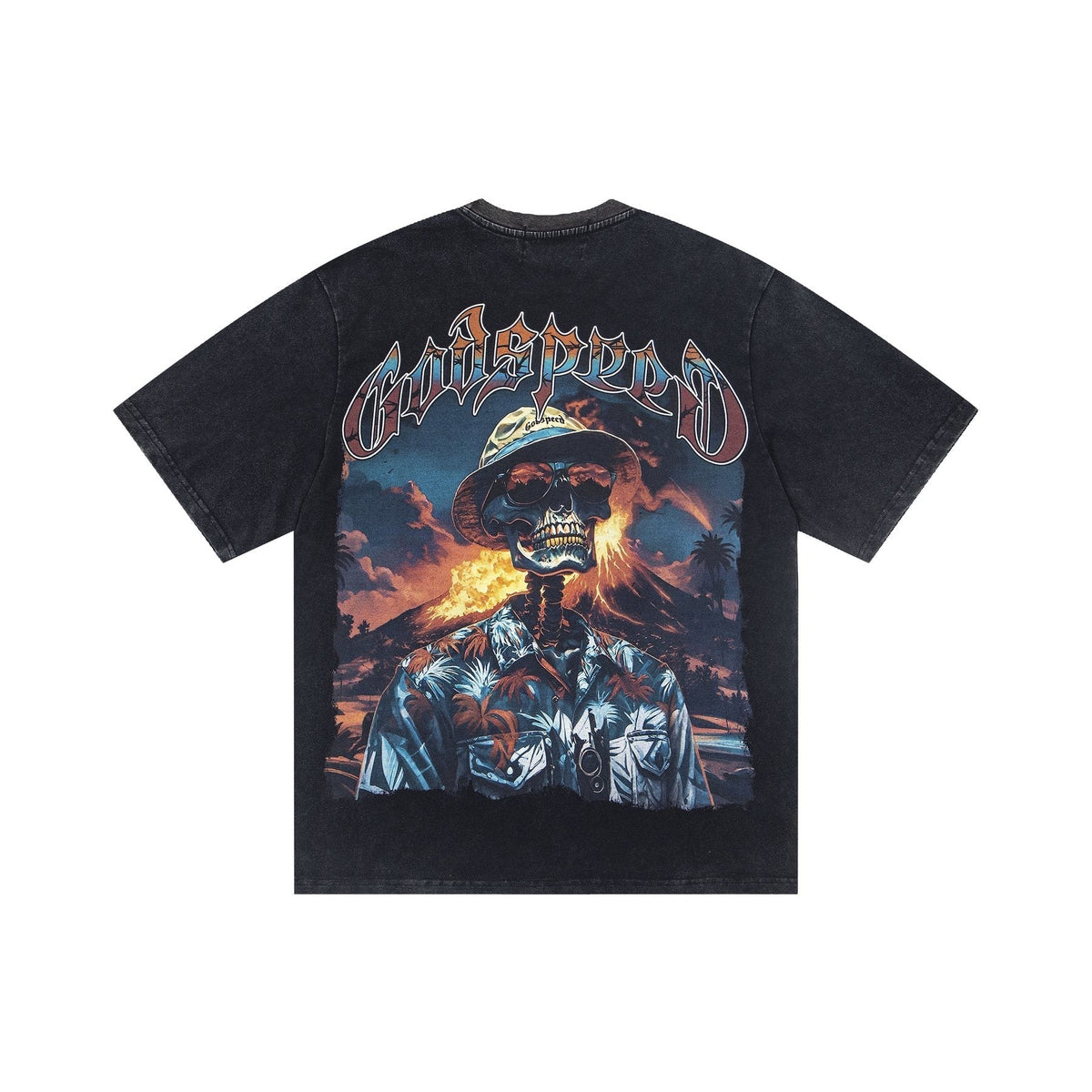 Godspeed Skeleton Back Graphic T-Shirt ¡ª back
