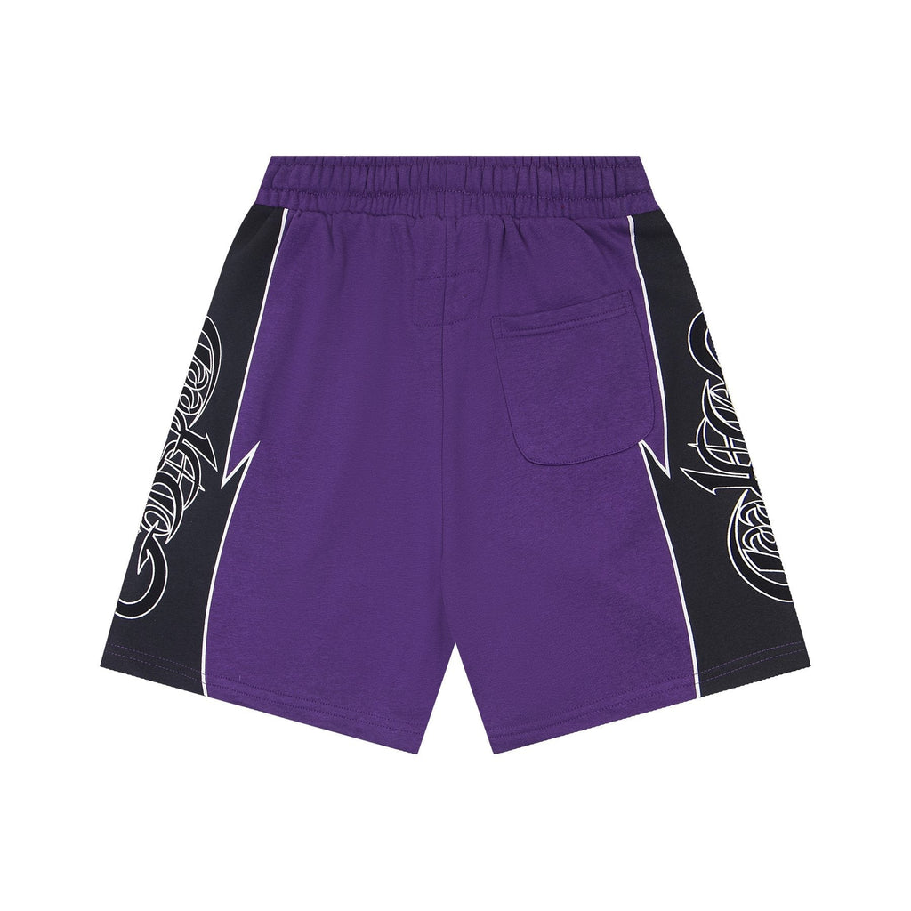 Godspeed Printed Side-Panel Drawstring Shorts ¡ª back