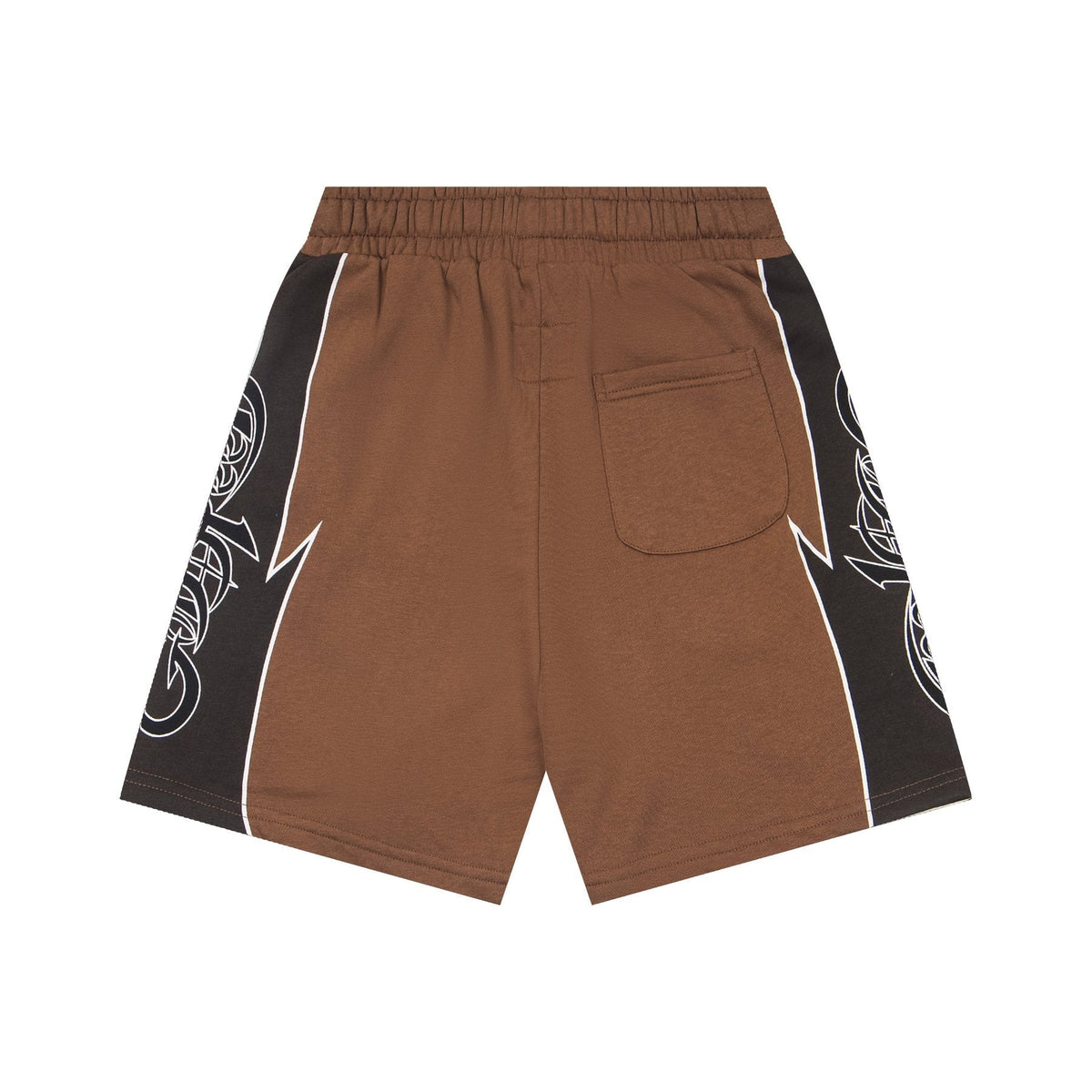 Godspeed Printed Side-Panel Drawstring Shorts ¡ª back
