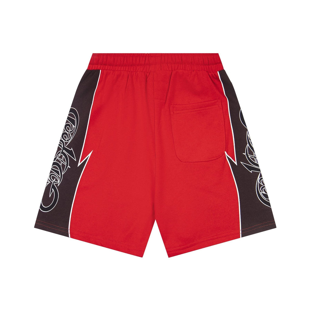 Godspeed Printed Side-Panel Drawstring Shorts ¡ª back