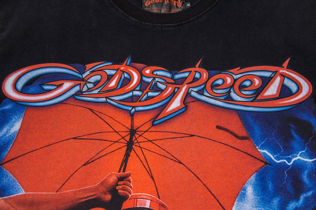 Godspeed Baseball Umbrella Graphic T-Shirt ¡ª detail