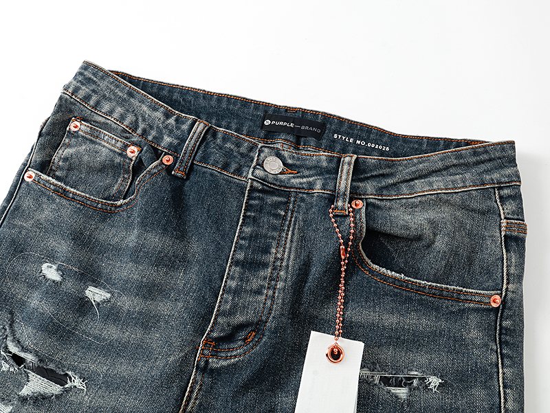Purple Brand Distressed Flared Jeans ¡ª detail