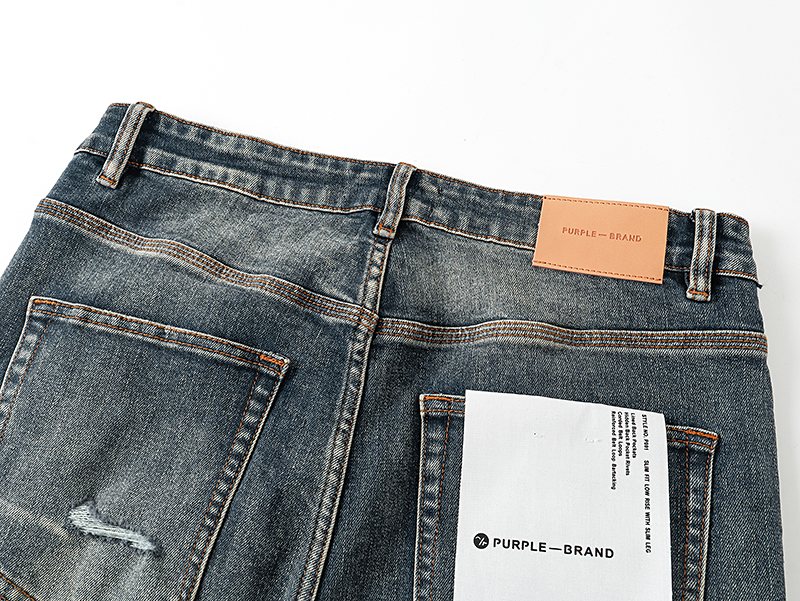 Purple Brand Distressed Flared Jeans ¡ª detail