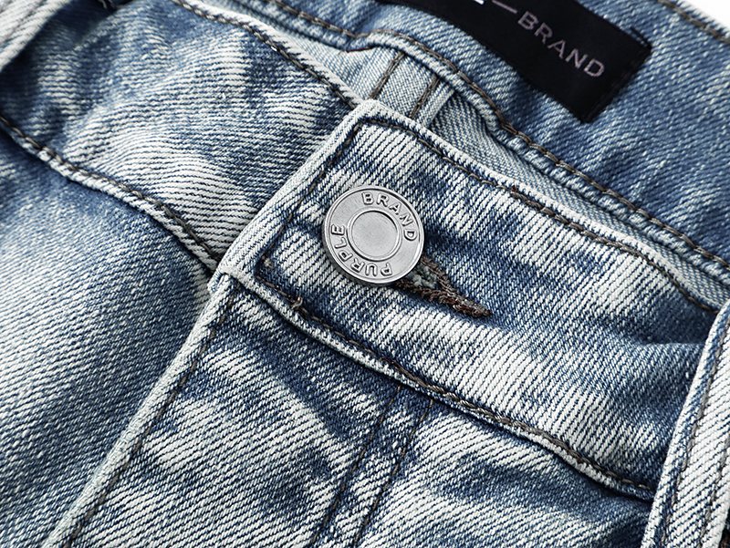 Purple Brand Dot Embellished Flared Jeans ¡ª detail