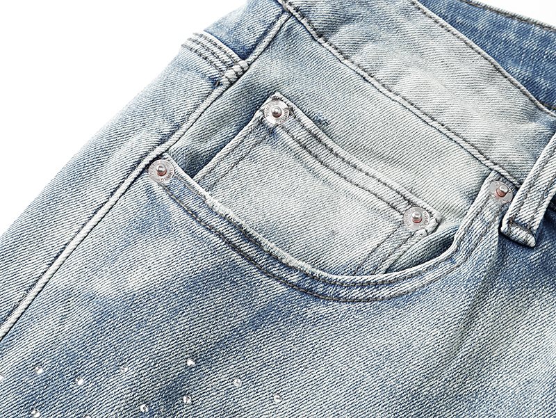 Purple Brand Dot Embellished Flared Jeans ¡ª detail