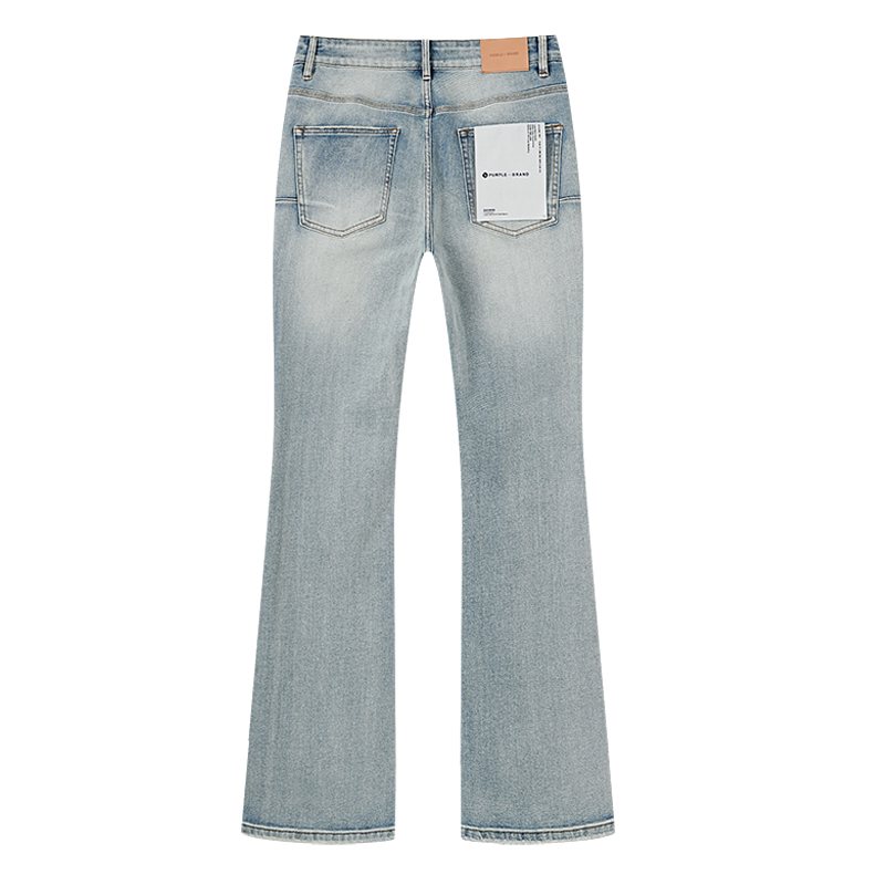 Purple Brand Dot Embellished Flared Jeans ¡ª back