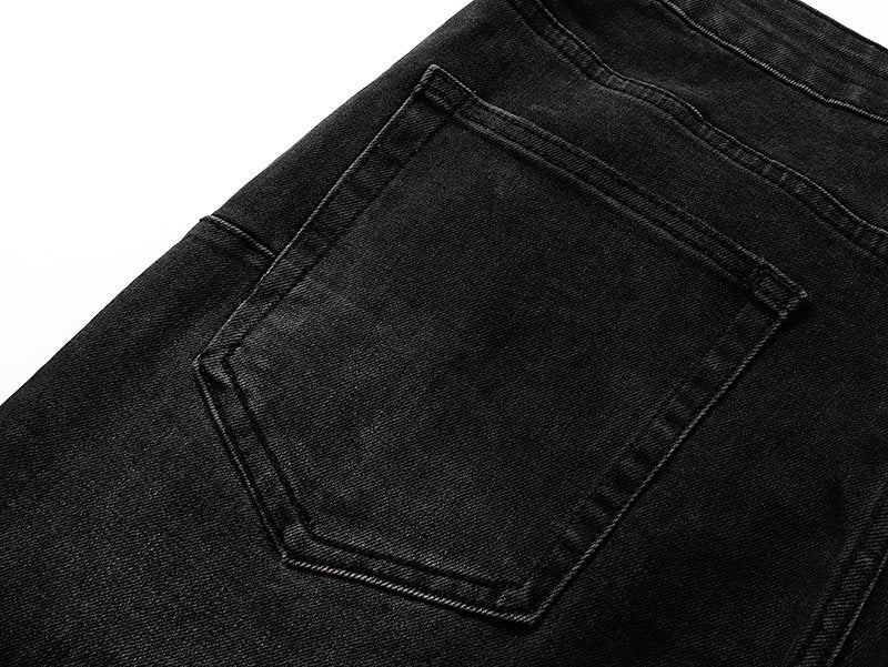 Purple Brand Distressed Washed Flare Jeans ¡ª detail