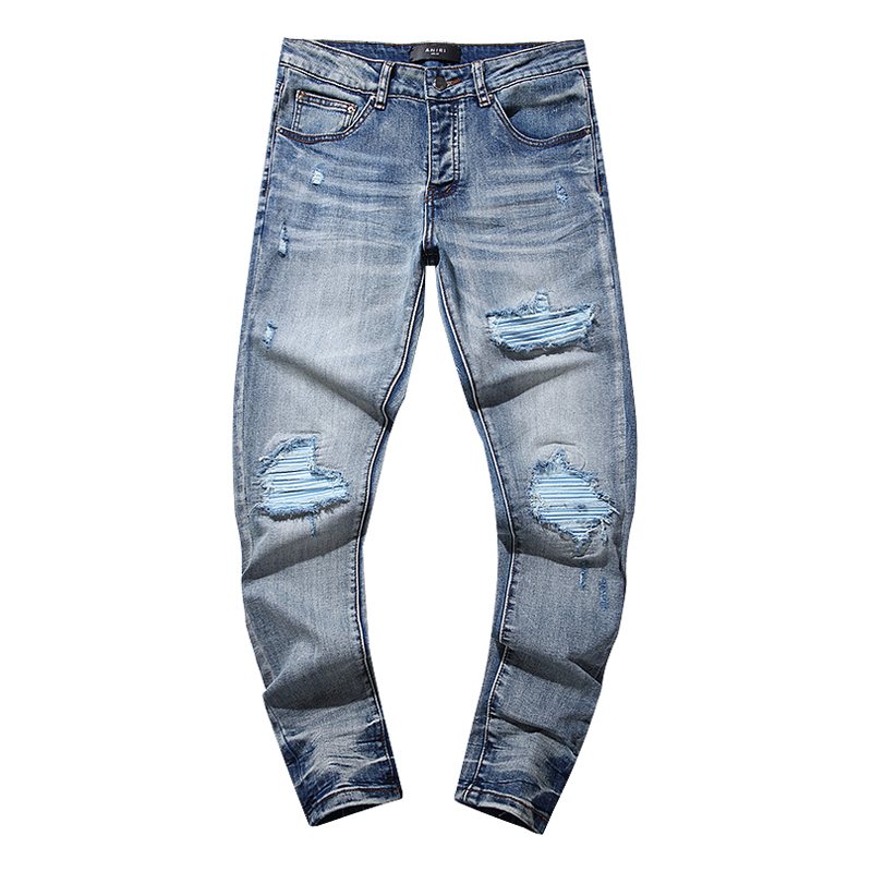 Amiri Light Blue Distressed Denim Jeans ¡ª hero