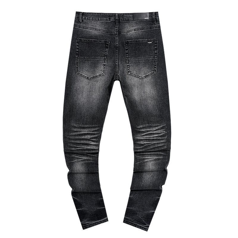 AMIRI Black Distressed Washed Jeans ¡ª back