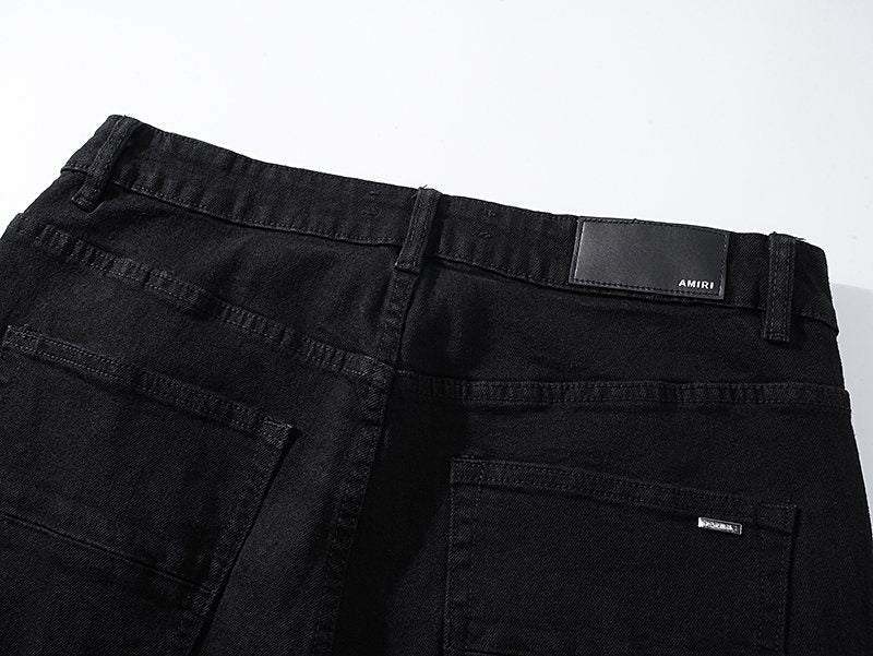 AMIRI Tonal Letter Graphic Black Jeans ¡ª detail