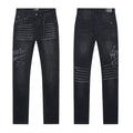 AMIRI Black Washed Graphic Jeans ¡ª hero
