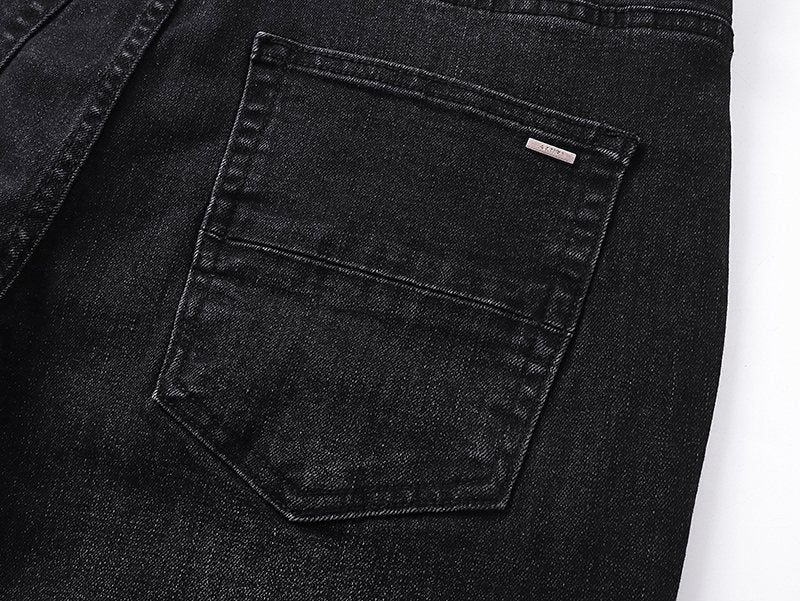 AMIRI Black Washed Graphic Jeans ¡ª detail
