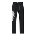 AMIRI Rhinestone-Style Side Graphic Black Jeans ¡ª hero