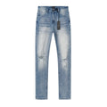 R+A Washed Distressed Jeans - Light Blue ¡ª hero