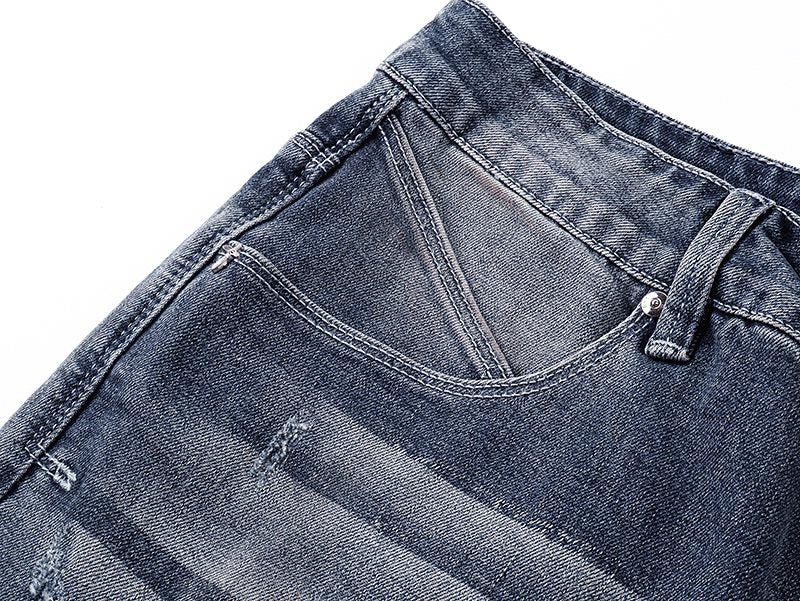 R+A Washed Distressed Jeans ¡ª detail