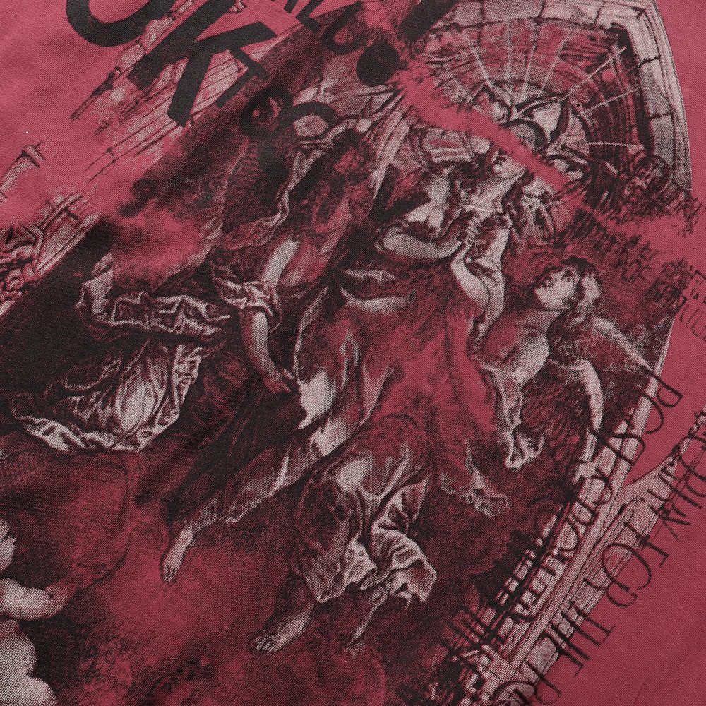 RARE PEACE Statues Rhinestone Graphic T-Shirt ¡ª detail