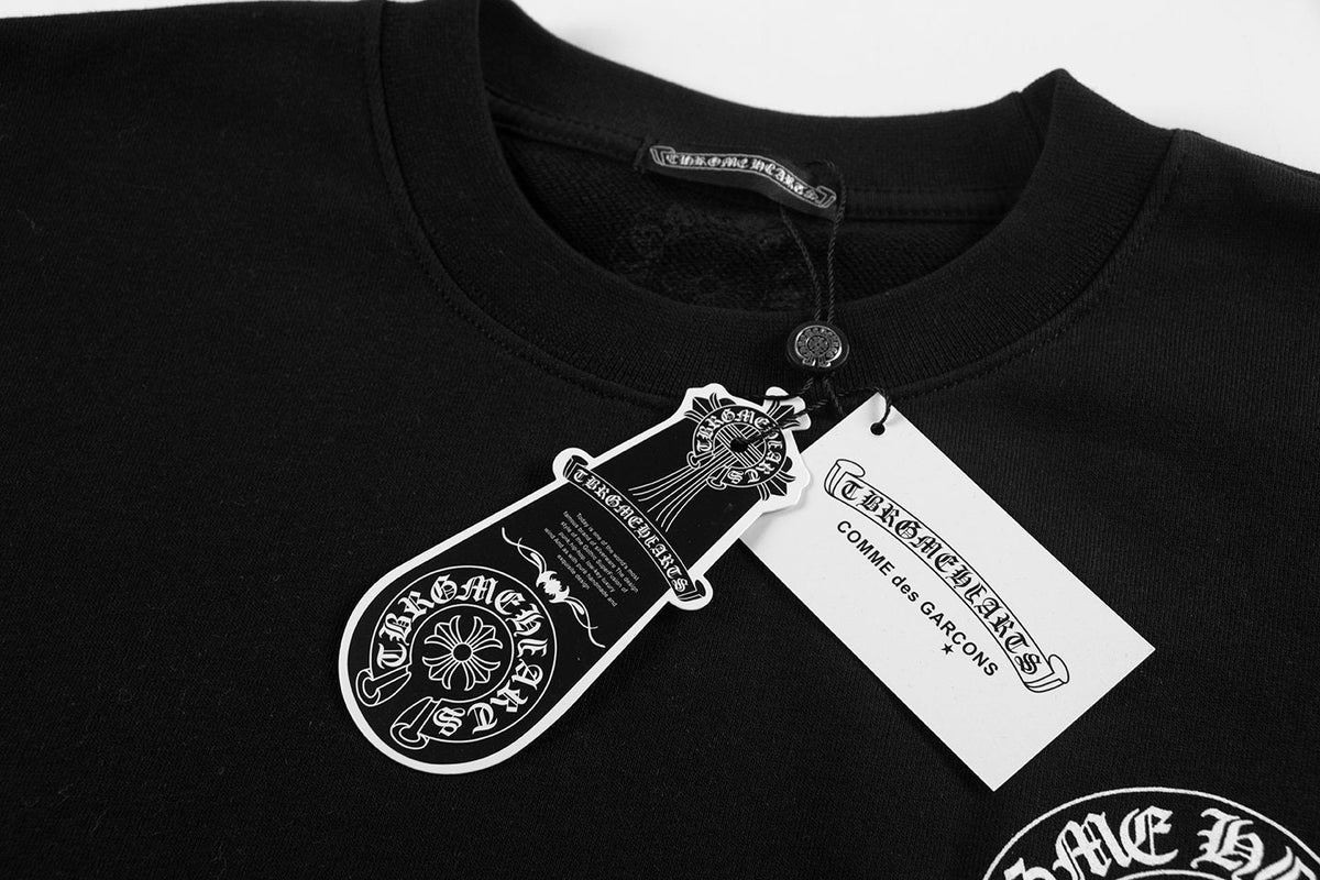 Chrome Hearts Horseshoe Graphic Crewneck Sweatshirt ¡ª hang_tag