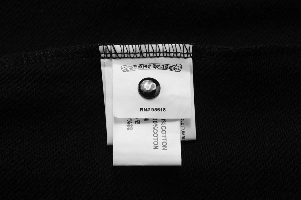 Chrome Hearts Front & Sleeve Graphic Crewneck Sweatshirt ¡ª neck_label