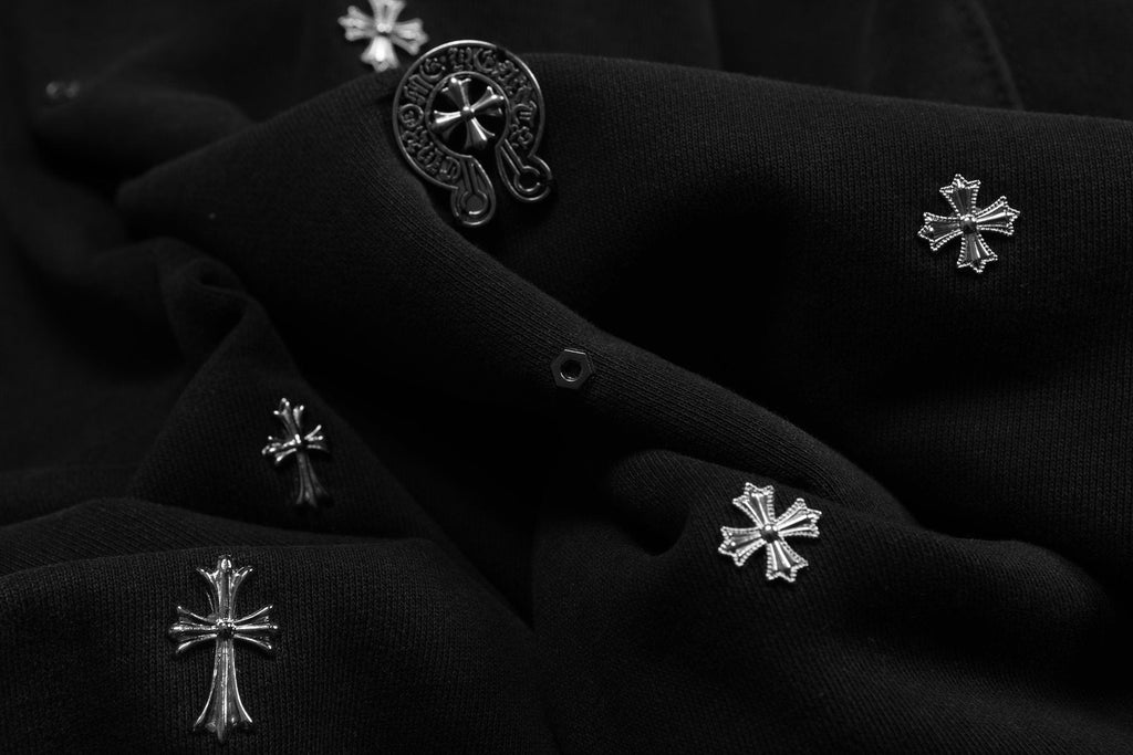 Chrome Hearts Metal Cross Crewneck Sweatshirt ¡ª detail
