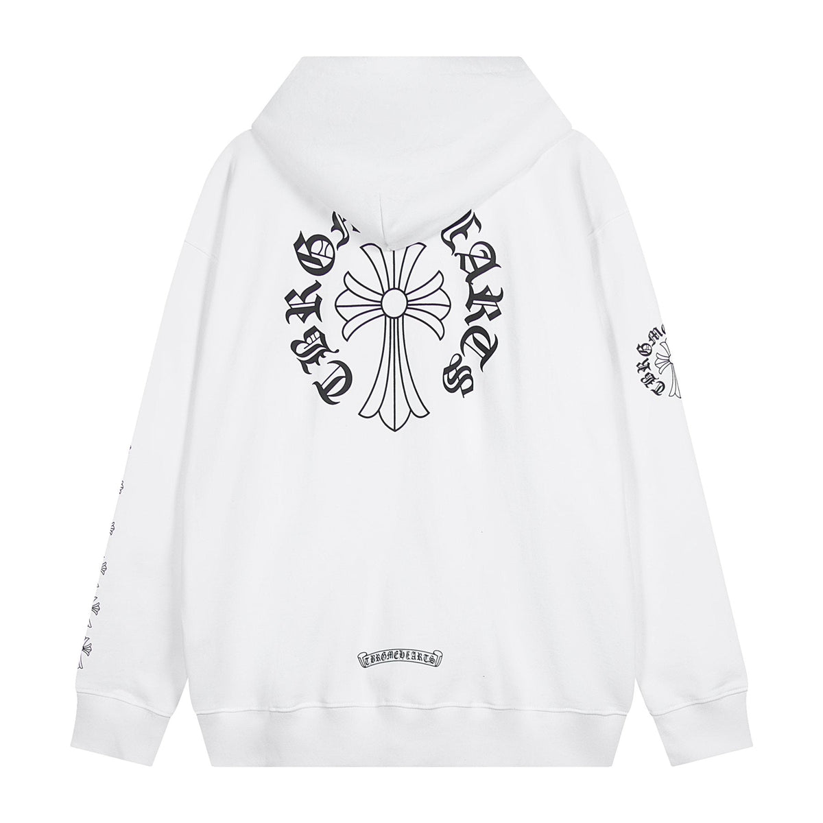 Chrome Hearts Horseshoe Cross Sanskrit Zip Hoodie ¡ª back
