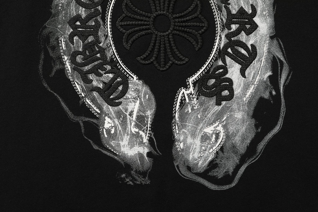 Chrome Hearts Cross Graphic Crewneck Sweatshirt ¡ª detail